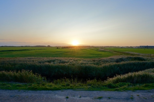 Sonnenuntergang auf der Insel Rømø